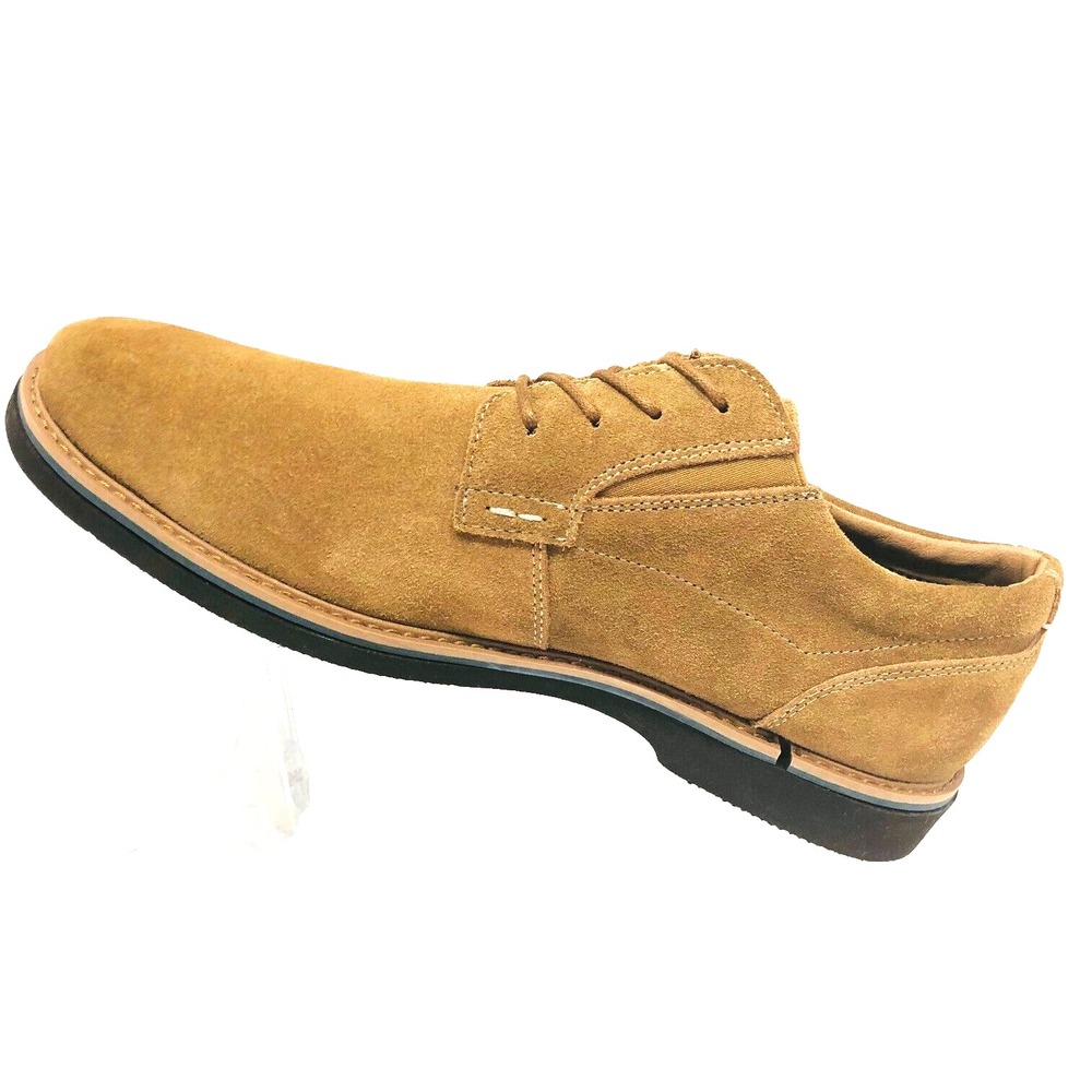 Nunn Bush Mens Barclay Suede Oxford Lace Up Shoes 13M Athleisure Casual Comfort
